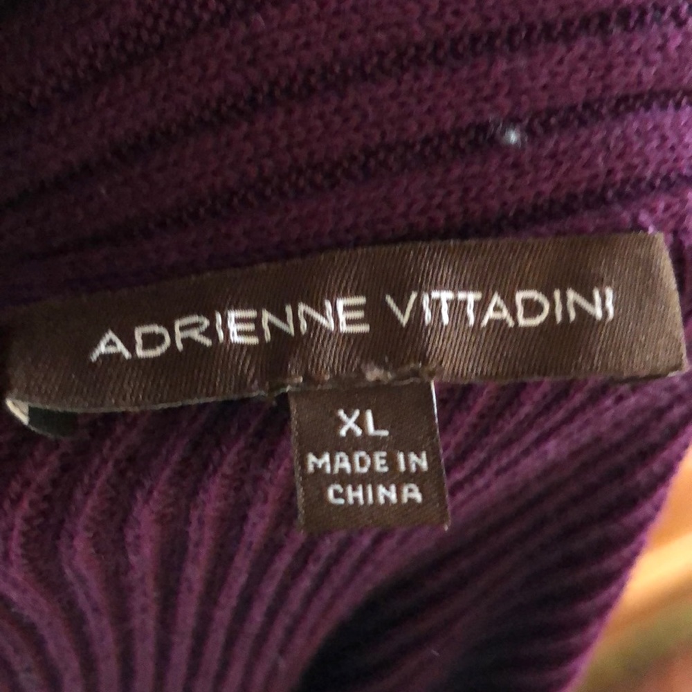 Purple ribbed sweater - Picture 2 of 2